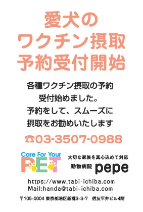 動物病院PEPE様のハガキ印刷デザイン